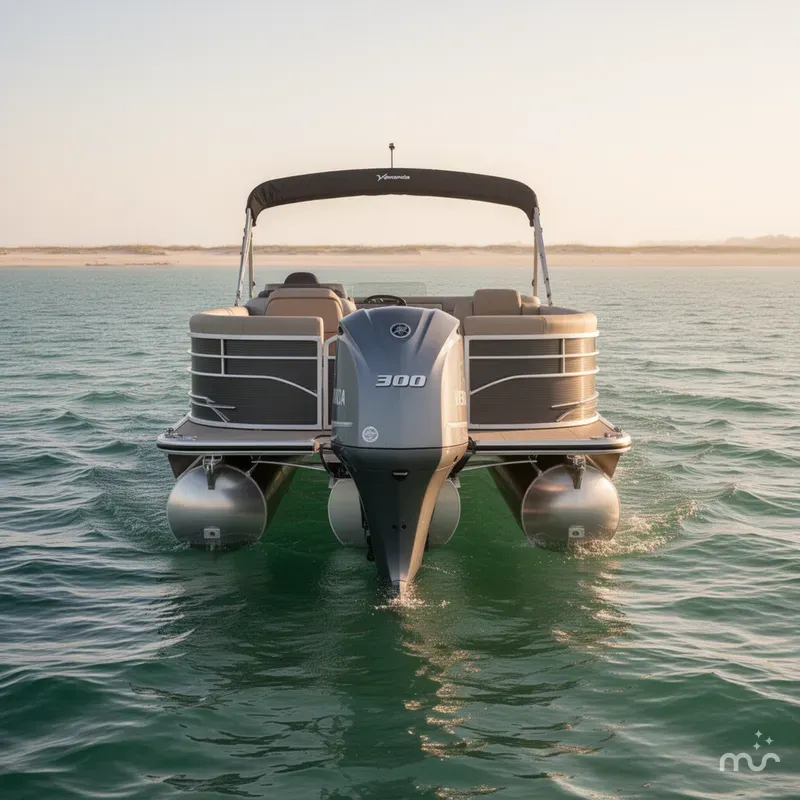 Slide: The Image of Veranda VX25DCVL Premium Pontoon/Tritoon 2026 - 3