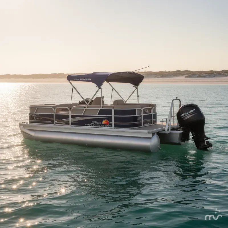 Slide: The Image of Sun Tracker Party Barge 20 DLX 2014 - 4