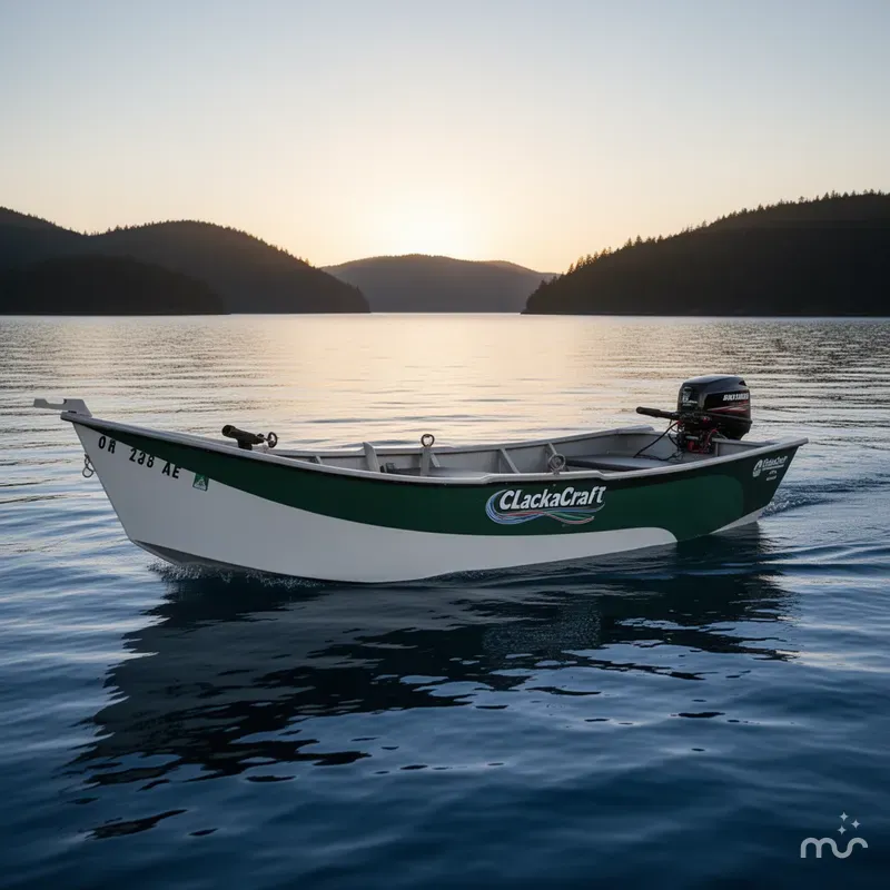 Slide: The Image of ClackaCraft High Sides 16' Drift Boat 2013 - 2
