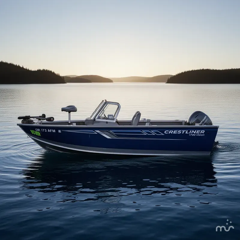 Slide: The Image of Crestliner 1700 Vision 2016 - 2