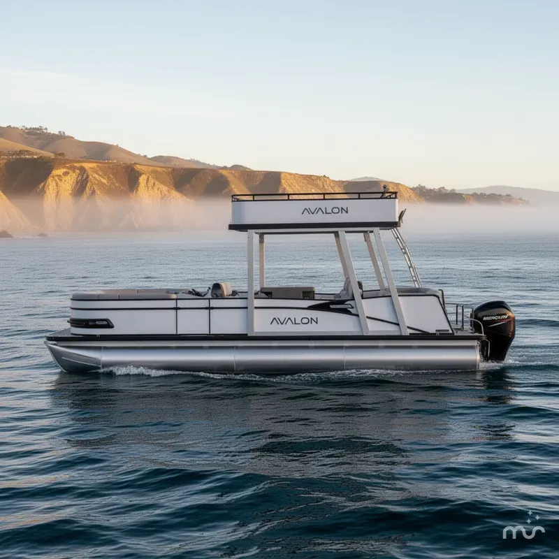 Slide: The Image of Avalon Catalina Entertainer Funship - 25 FT w/ 250HP Mercury Verado! 2026 - 2