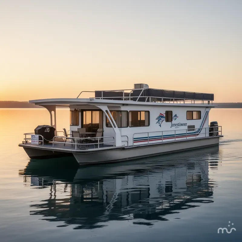 The Image of Jamestowner Houseboat 16 x 65 1996 - 0