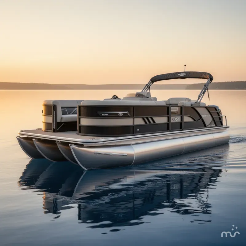 Slide: The Image of Bentley Pontoons Elite Swingback Bench 253 EXT 2027 - 2