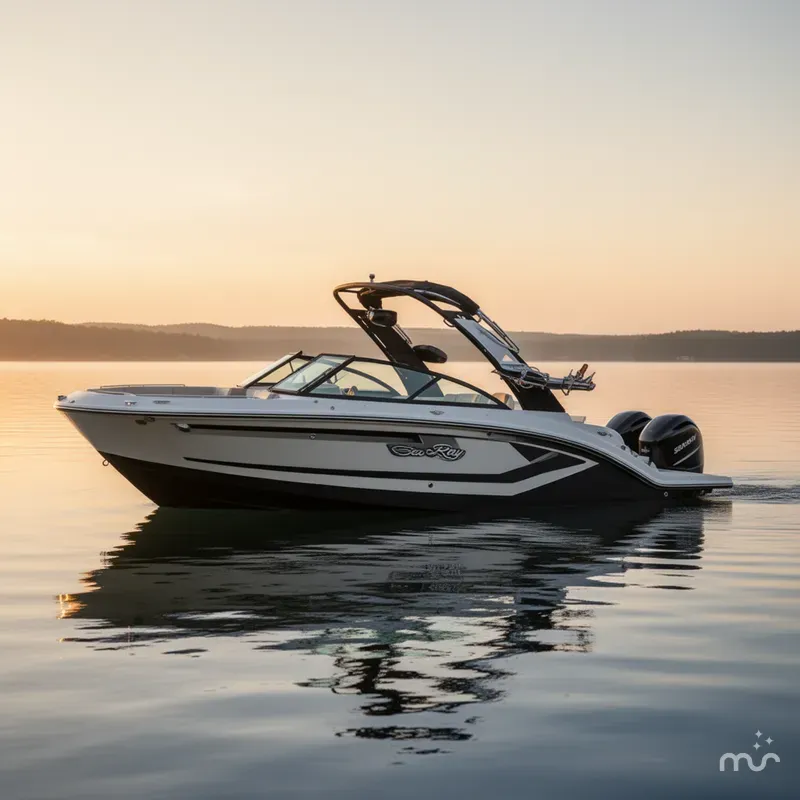 Slide: The Image of Sea Ray SDX 230 Surf 2026 - 2