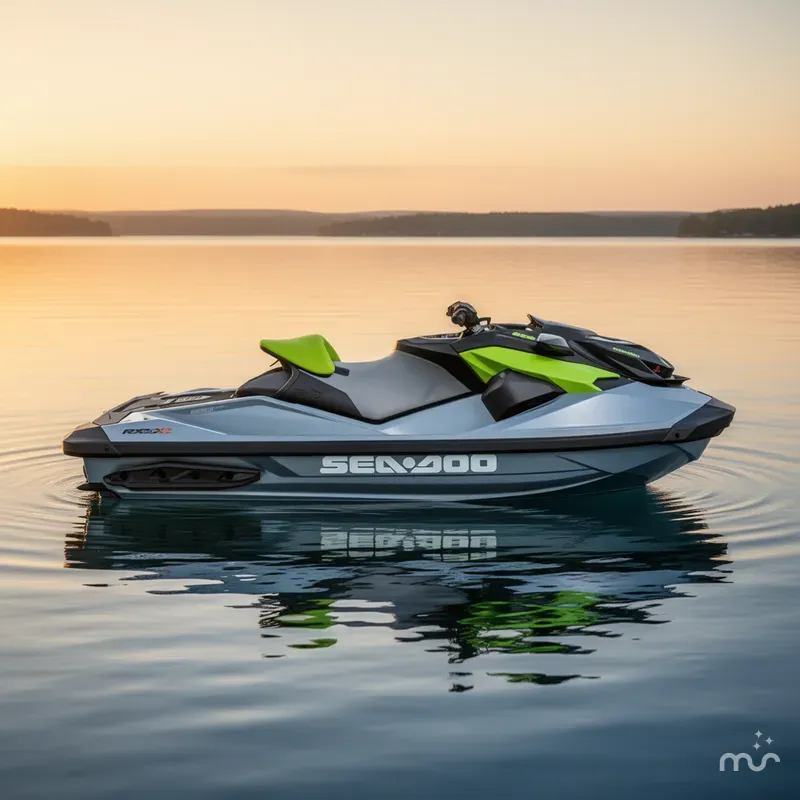 Slide: The Image of Sea-Doo RXP-X 325 Ibr Ice Metal/Green Tech, BRP Premium 2024 - 2