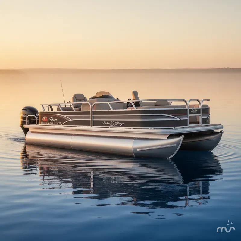The Image of Sun Tracker Fishin' Barge 22 DLX 2015 - 0
