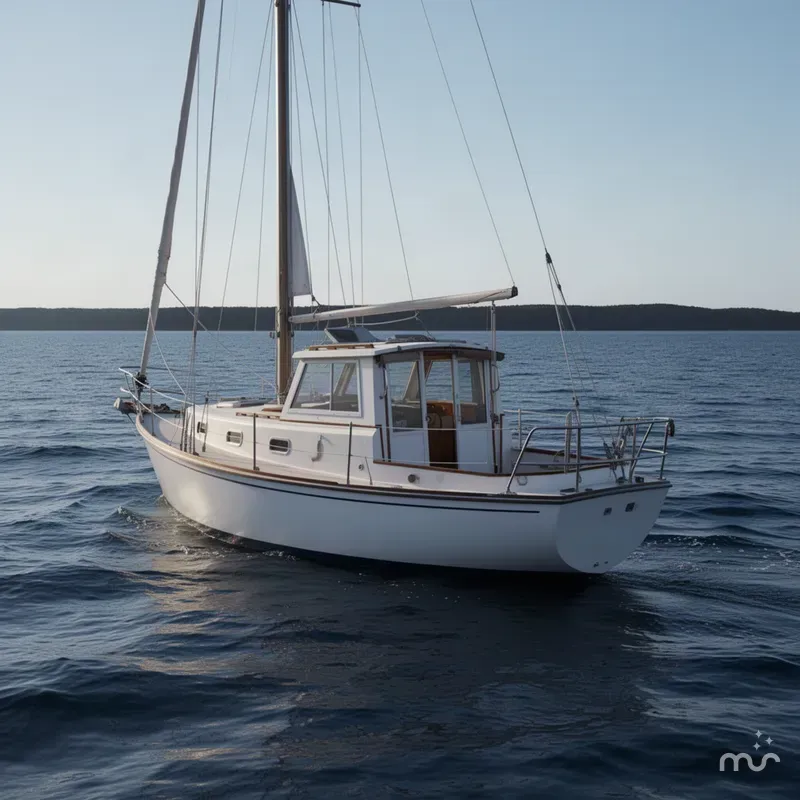Slide: The Image of Cape Dory 30 Motorsailer 1989 - 1