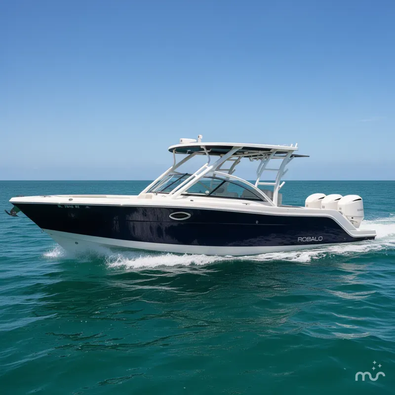 Slide: The Image of Robalo R317 Dual Console 2018 - 2