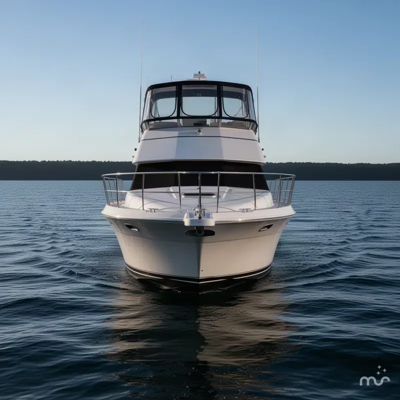 Slide: The Image of Carver Yachts 355 Aft Cabin Motor Yacht 1997 - 2