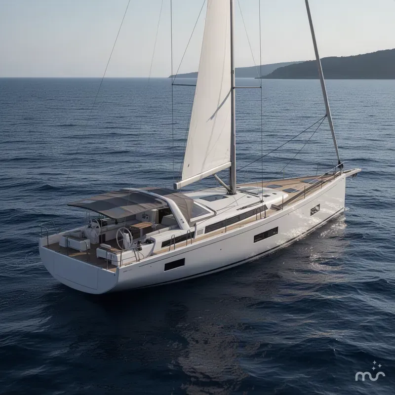 Slide: The Image of Beneteau Oceanis Yacht 54 2027 - 1