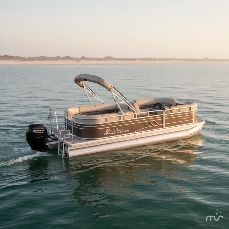 The Image of Sun Tracker Party Barge 22 DLX 2021 - 0