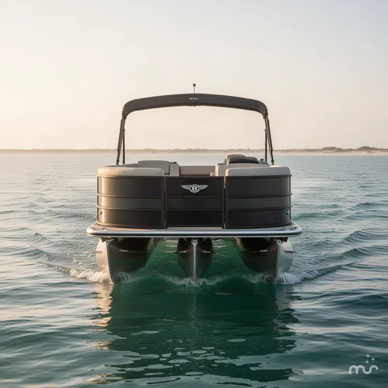 Slide: The Image of Bentley Pontoons Legacy 223 Swingback 2027 - 1