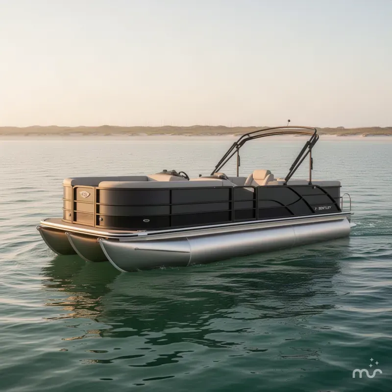 Slide: The Image of Bentley Pontoons Legacy 223 Swingback 2027 - 2