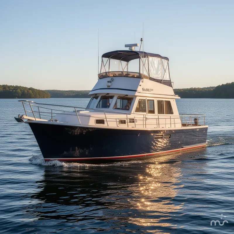 Slide: The Image of Sabreline 36 Fast Trawler 1998 - 4