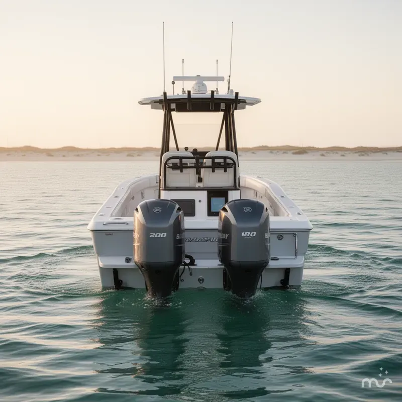 Slide: The Image of Blazer Bay Makaira 2800 2027 - 3