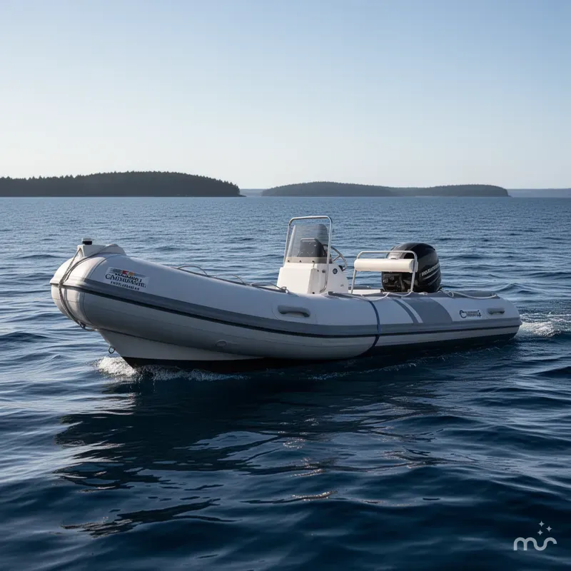 Slide: The Image of North Atlantic Inflatables RIB420H 2022 - 2