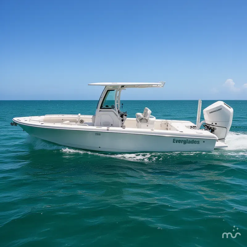 Slide: The Image of Everglades 253 Center Console 2026 - 2