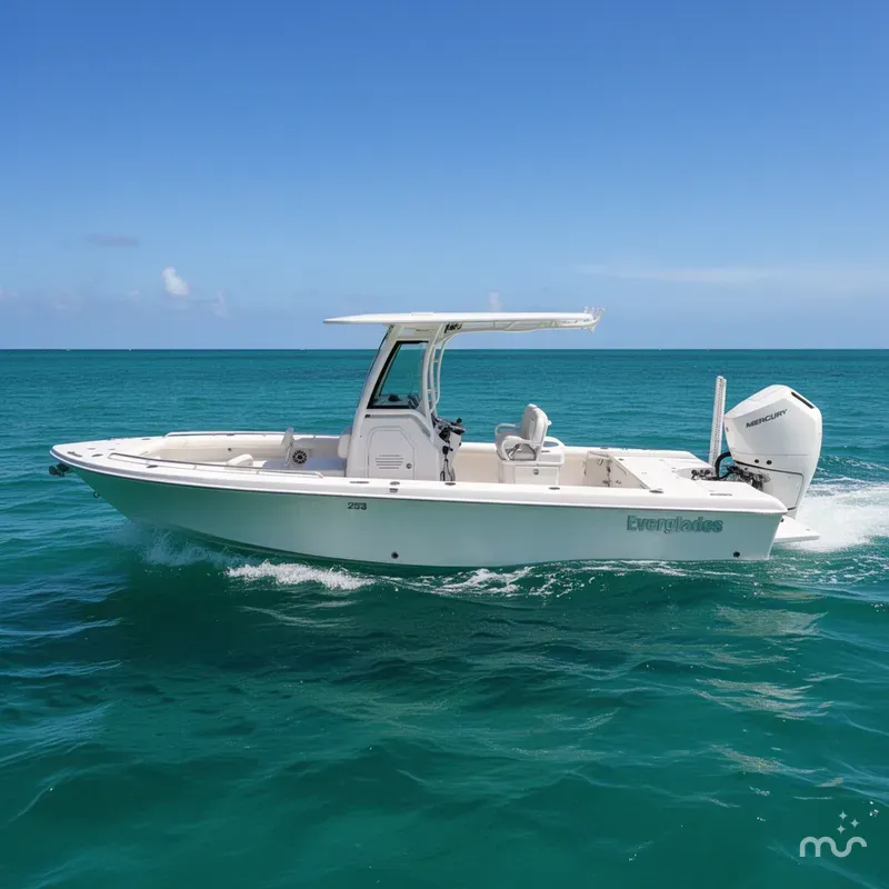 Slide: The Image of Everglades 253 Center Console 2026 - 2