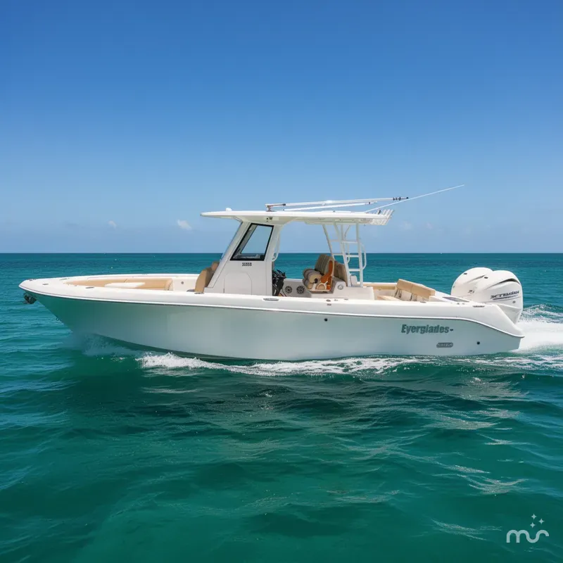 Slide: The Image of Everglades 335 Center Console 2026 - 2