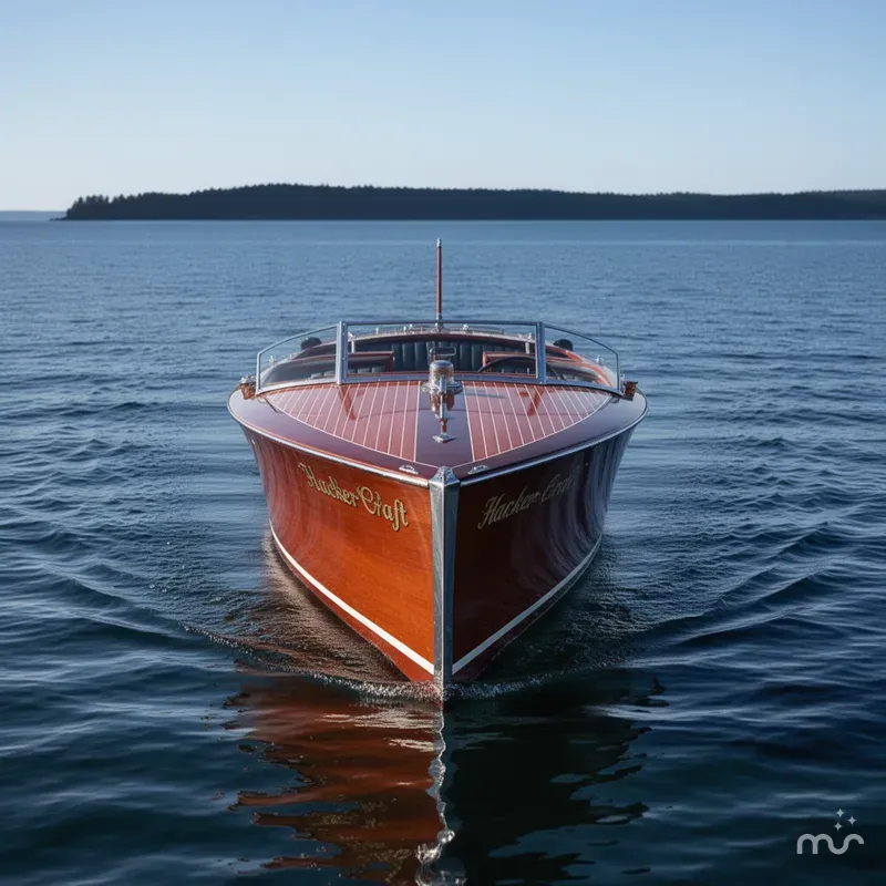 The Image of Hacker-Craft Triple Cockpit Runabout 1996 - 1