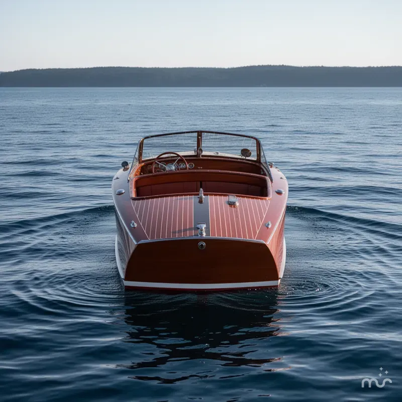 Slide: The Image of Hacker-Craft Triple Cockpit Runabout 1996 - 3
