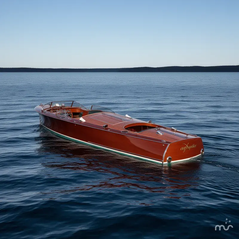 Slide: The Image of Hacker-Craft Triple Cockpit Runabout 1996 - 4