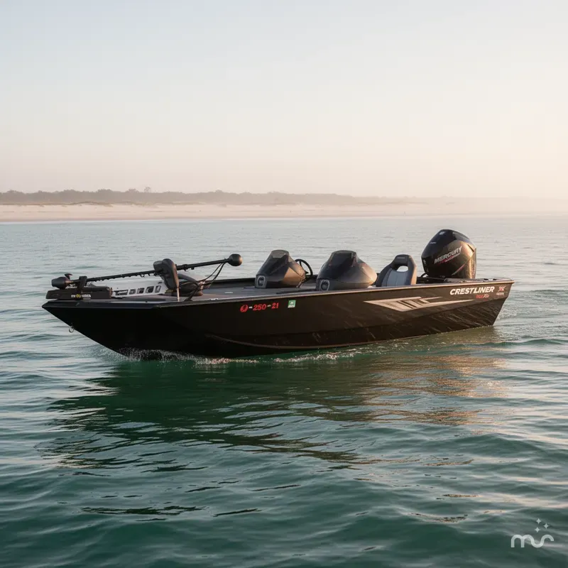 Slide: The Image of Crestliner MX 21 - 250 HP Mercury Pro XS 2021 - 2