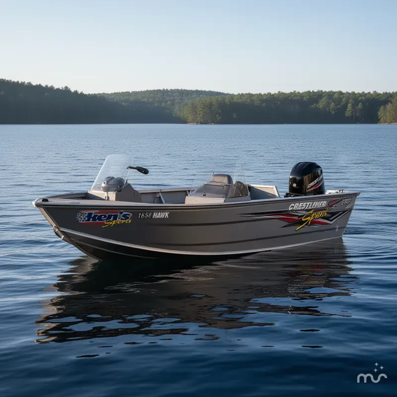 Slide: The Image of Crestliner 1650 Hawk 2027 - 1