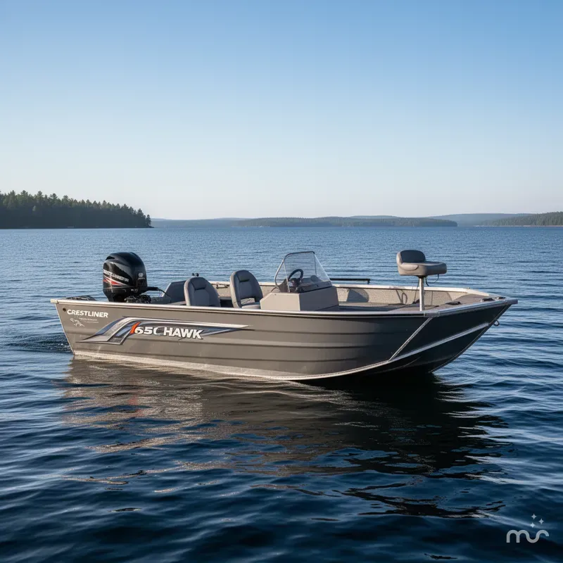 Slide: The Image of Crestliner 1650 Hawk 2027 - 2
