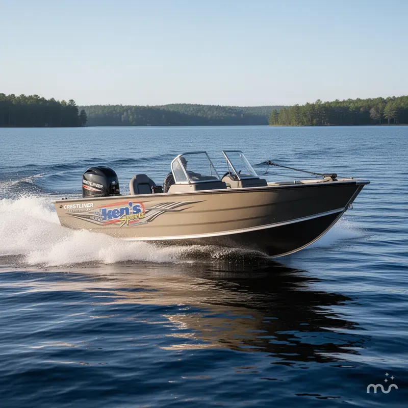 Slide: The Image of Crestliner 1750 Hawk 2027 - 2