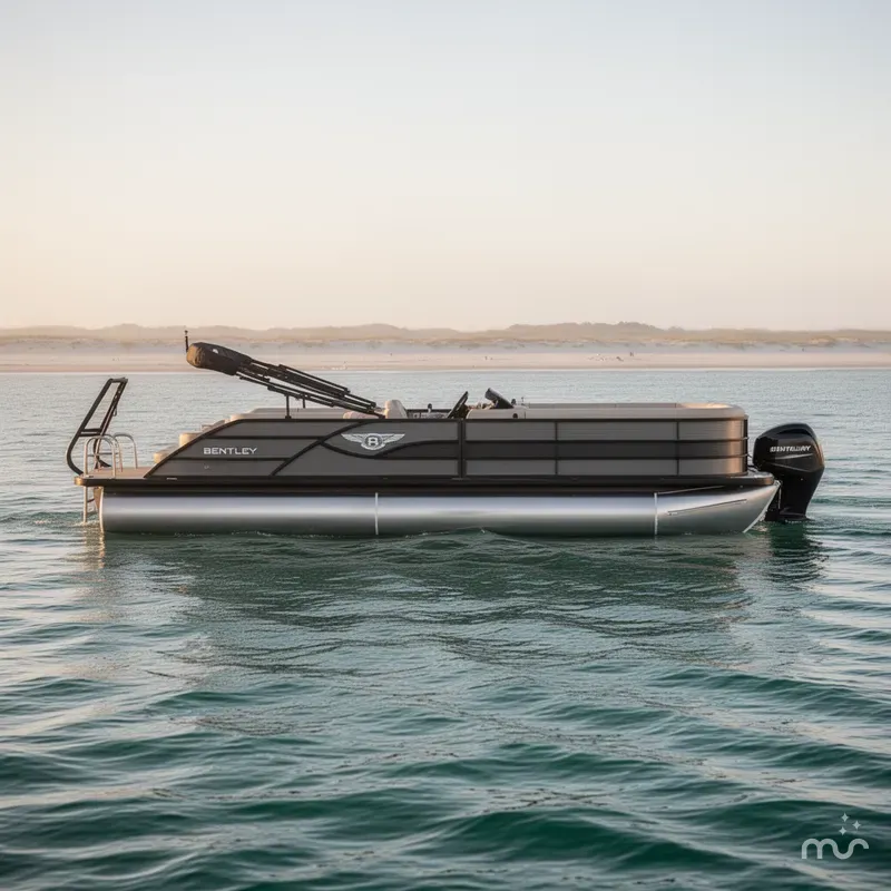 Slide: The Image of Bentley Pontoons Legacy 220 Swingback 2027 - 2