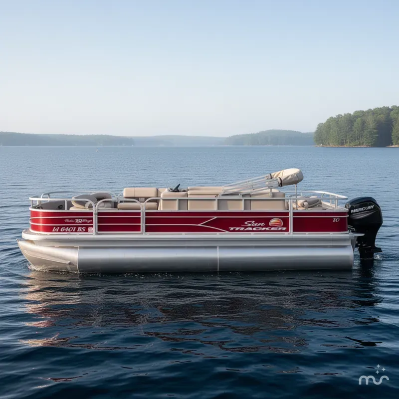 Slide: The Image of Sun Tracker Fishin' Barge 20 DLX 2019 - 2