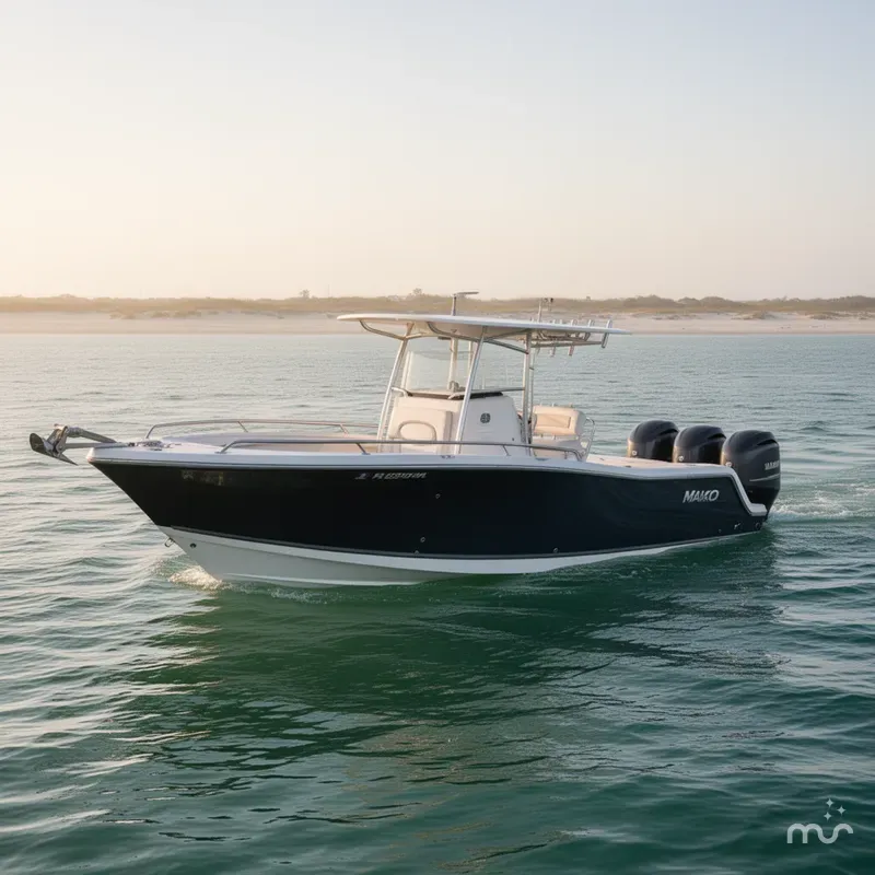 Slide: The Image of Mako 284 Center Console 2018 - 2