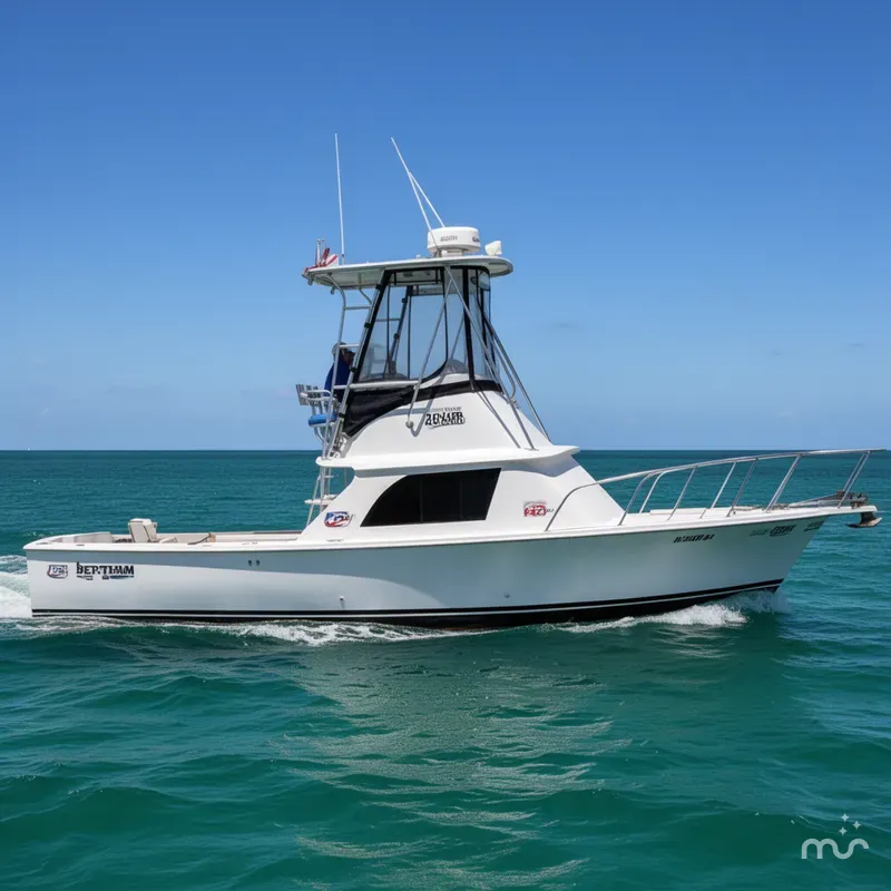 The Image of Bertram 31 Flybridge Cruiser 1976 - 0