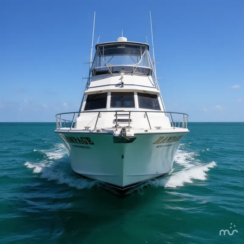 Slide: The Image of Bertram 31 Flybridge Cruiser 1976 - 1