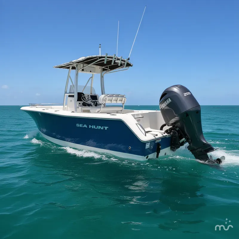 Slide: The Image of Sea Hunt Triton 225 2015 - 2