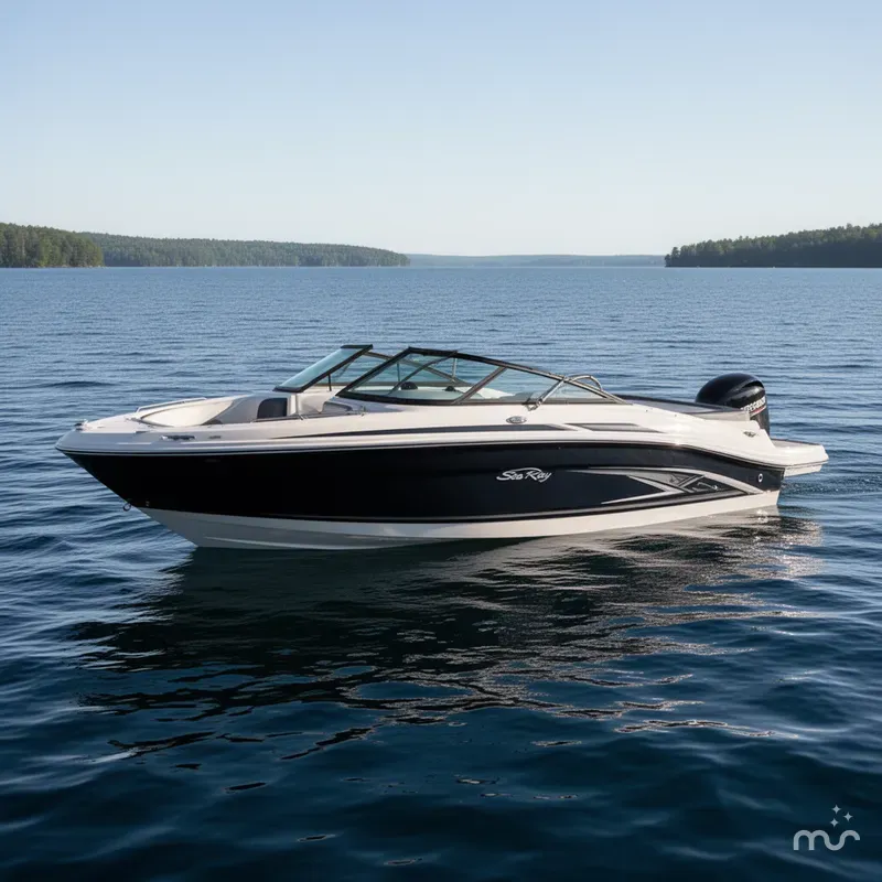The Image of Sea Ray 205 Sport & 220HP 4.3L Mercruiser MPI with Tandem Axle Trailer 2012 - 0