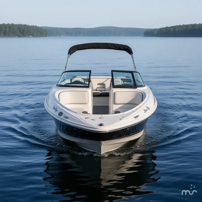 Slide: The Image of Sea Ray 205 Sport & 220HP 4.3L Mercruiser MPI with Tandem Axle Trailer 2012 - 1