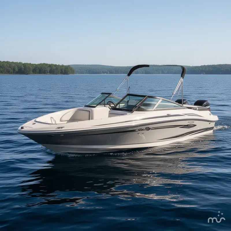 Slide: The Image of Sea Ray 205 Sport & 220HP 4.3L Mercruiser MPI with Tandem Axle Trailer 2012 - 2