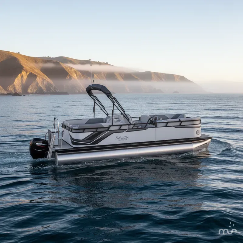 The Image of Avalon Venture 85 Quad Lounge - 23 FT w/ 150HP Mercury! 2026 - 0