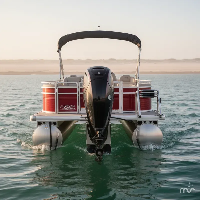 Slide: The Image of Sun Tracker Fishin' Barge 22 DLX 2026 - 1