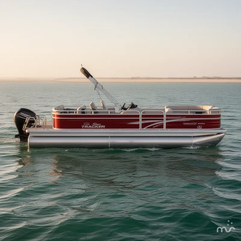 Slide: The Image of Sun Tracker Fishin' Barge 22 DLX 2026 - 2