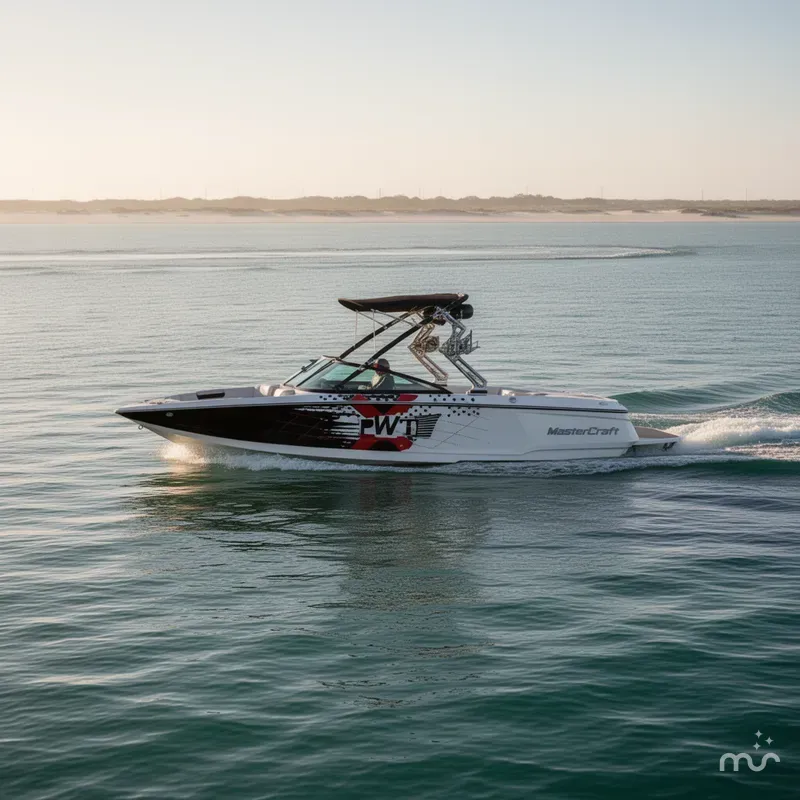 Slide: The Image of MasterCraft XStar Pro Wakeboard Team Edition 2010 - 4