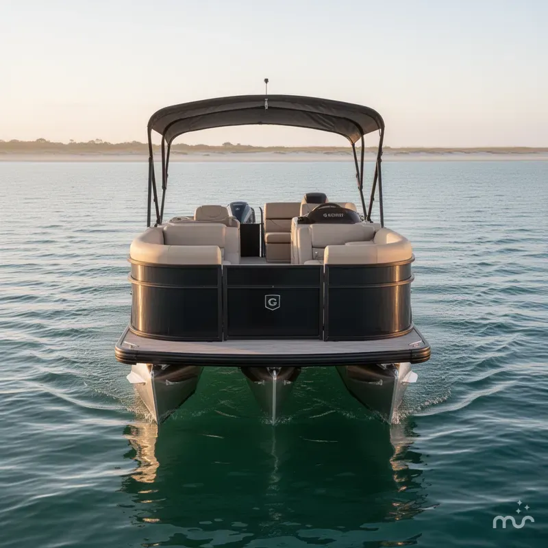 Slide: The Image of Godfrey Sweetwater Xperience 20' Single Flip Lounge Tritoon - 2086 SFLX 2026 - 1