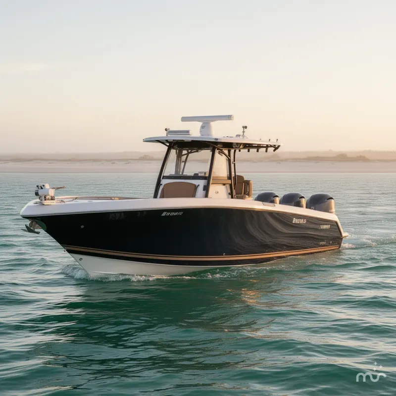 Slide: The Image of Fountain 38 Center Console 2019 - 2