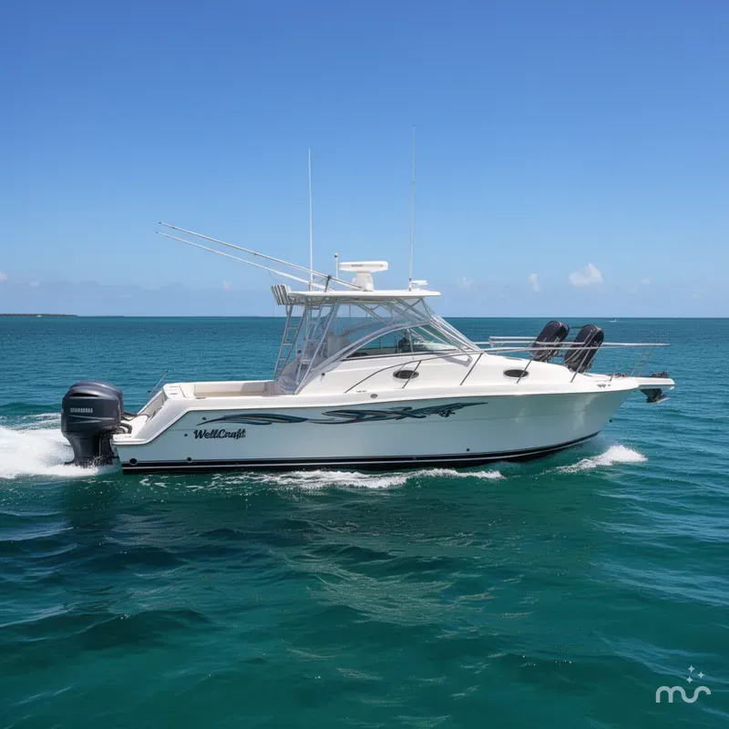 Slide: The Image of Wellcraft 290 Coastal 2002 - 2