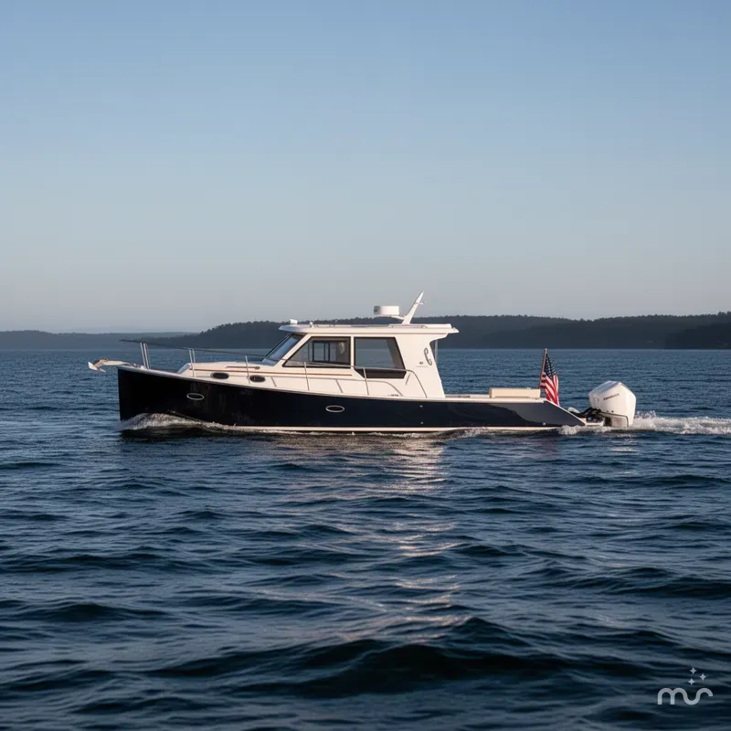 Slide: The Image of True North 39 Outboard Express 2025 - 2