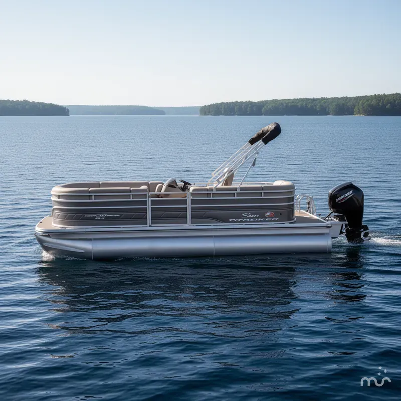 Slide: The Image of Sun Tracker Party Barge 20 DLX 2024 - 2