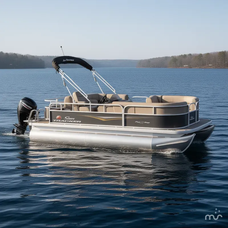 The Image of Sun Tracker Party Barge 18 DLX 2025 - 0