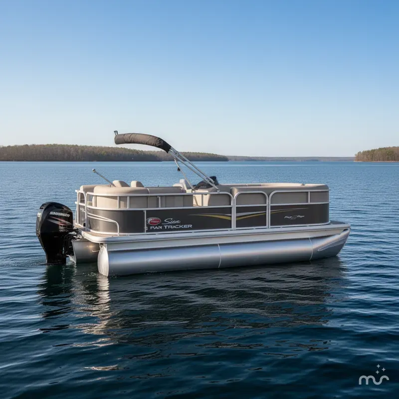 Slide: The Image of Sun Tracker Party Barge 18 DLX 2025 - 4